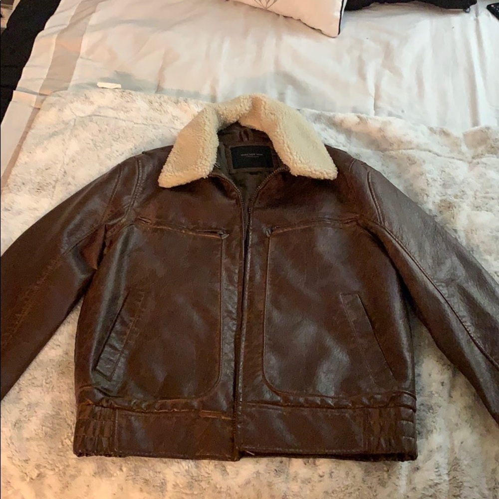 Leather jacket